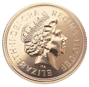 Queen Elizabeth II Golden Jubilee Sovereign Dated 2002